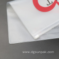Frosted Printing Logo CPE Packaging Zipper Lock Bag